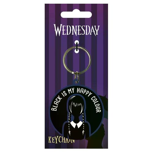 Pyramid International Porta chiavi Black Is My Happy Colour WEDNESDAY ADDAMS RK39475C