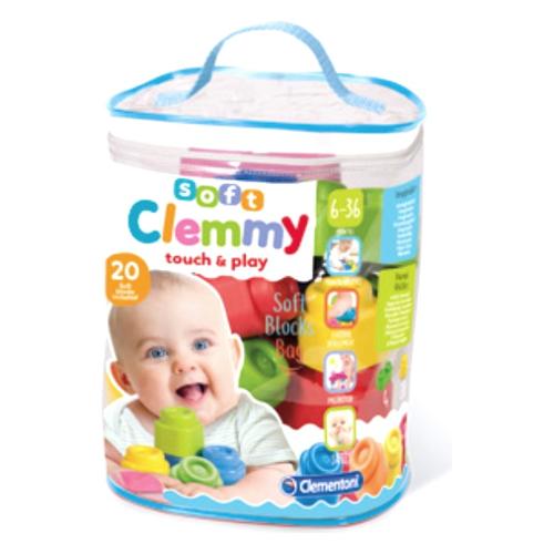 Clementoni Sacca Mattoncini Soft ( 20 pz ) CLEMMY 6-36m 17877