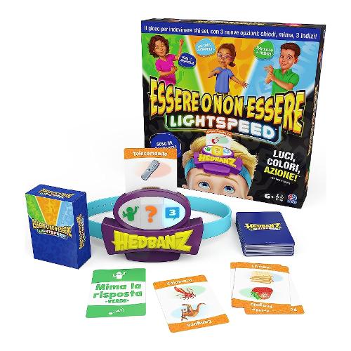 Spin Master Essere o non Essere Lightspeed gioco in Italiano EDITRICE GIOCHI 6068071