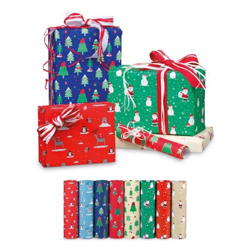 Rotolo carta da regalo natalizia NATALE Kids 3 x 1 m