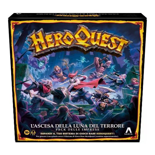 Hasbro L'Ascesa della luna del terrore espansione gioco in Italiano AVALON HILL HEROQUEST F6646103