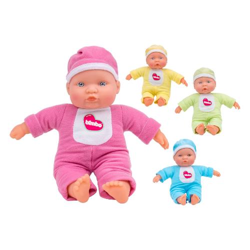 Bambola BIMBO Pbaby piangente con 6 suoni Assortito h. 28cm 40988