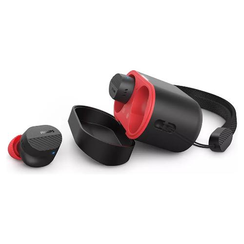 Philips Auricolari microfono bluetooth 5000 SERIES Go Tws Black e Red TAA5508BK 00