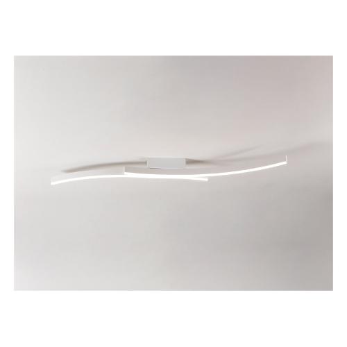 Vivida International Plafoniera HYPERBOLA Bianco (120x8,5x48cm) 0097 20 BI WN 1 luce - LED - Max 30W