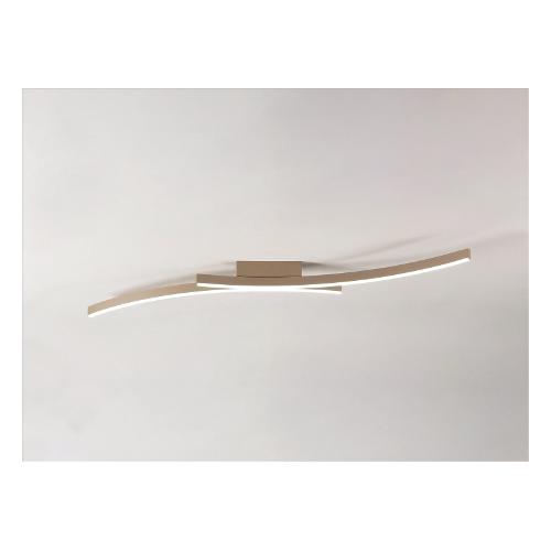 Vivida International Plafoniera HYPERBOLA Sabbia (120x8,5x48cm) 0097 20 SA WN 1 luce - LED - Max 30W