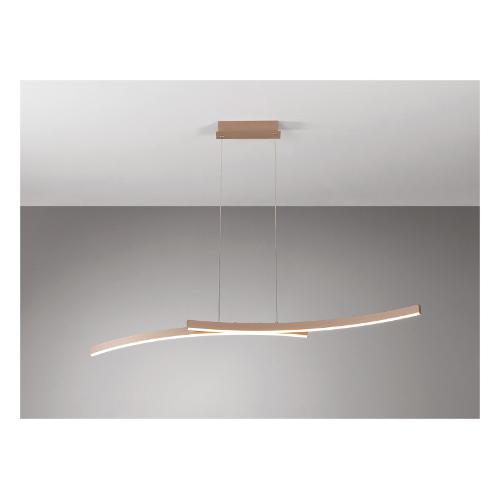 Vivida International Sospensione HYPERBOLA Sabbia (120x48x150cm) 0097 30 SA WN 1 luce - LED - Max 30W