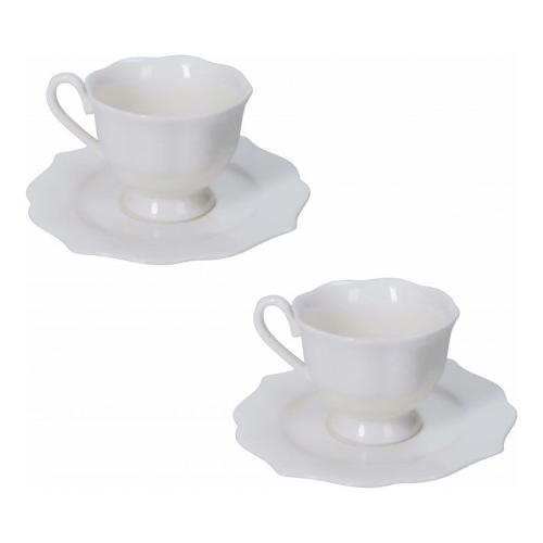 Set tazzine caffè 2pz QUEEN Con Piattino 80ml 52886