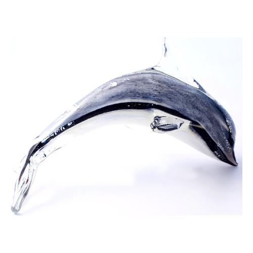 Sm3000 Soprammobile Vetro (22cm) Delfino a tuffo Grigio 04279