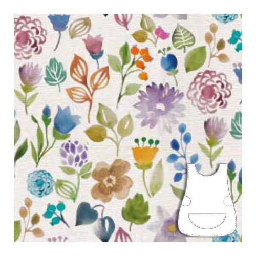 Tessitura di Arconate Grembiule cucina FIORE casacca TA 0030 G2 0030
