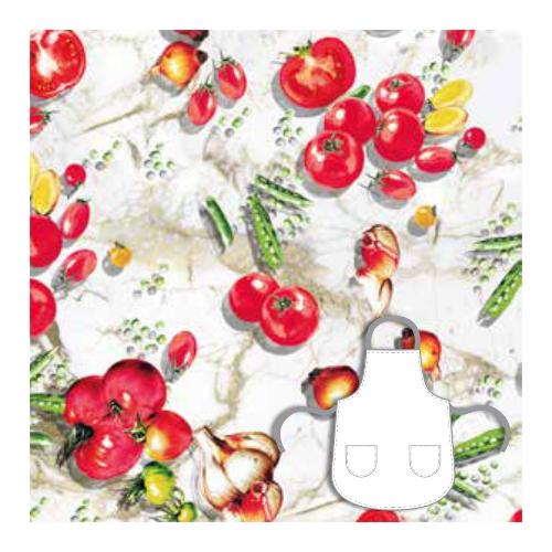 Tessitura di Arconate Grembiule cucina POMODORO con pettorina TA 0073 G1 0073