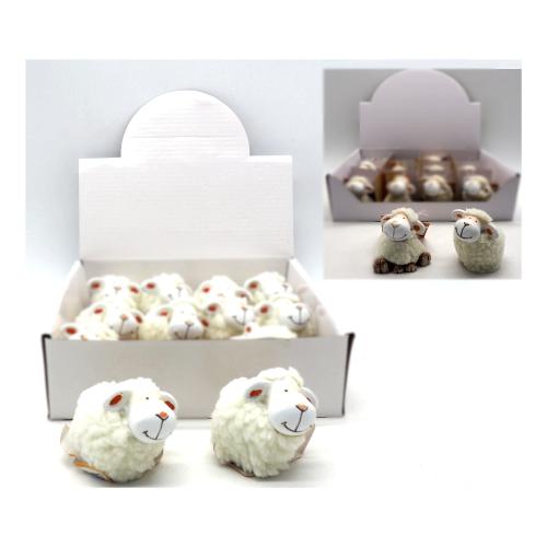 Creare Italia Decoro Pecorella Piccola Cotonata h.7 cm Assortito 43088