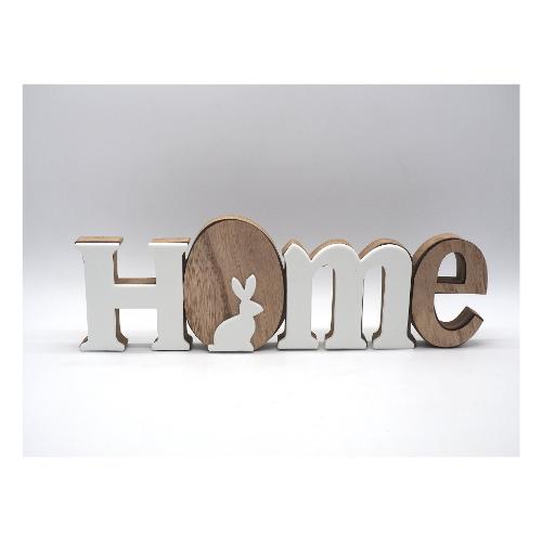Creare Italia Decoro Scritta legno HOME 13X4X3 cm 11645