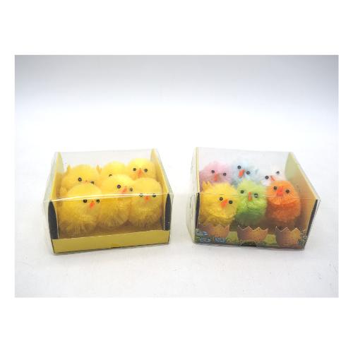 Creare Italia Decoro Set 6 Pulcini 3x5 cm Assortito 86121