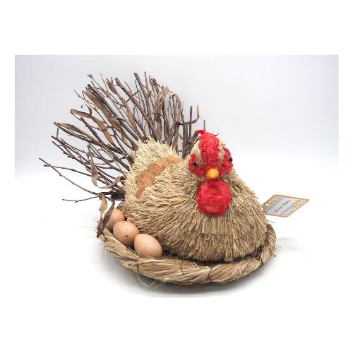 Creare Italia Decoro Cesto impagliato congallina 33x21 cm 16084