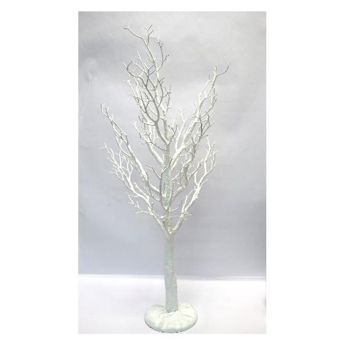 Creare Italia Decoro Albero plastica bianco h.80 cm 17533