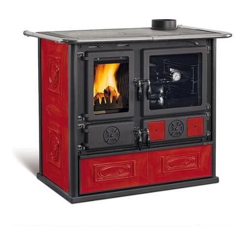 Nordica Cucina legna 8,8kW ROSA 5.0 VST Liberty bordeaux 5 stelle 7015213 (103x65x85,1cm)