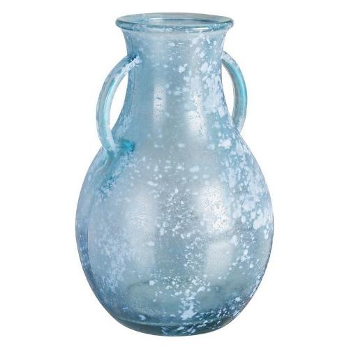 Bizzotto Vaso Vetro (20x32cm) Anfora ARLEEN Blu 0202582