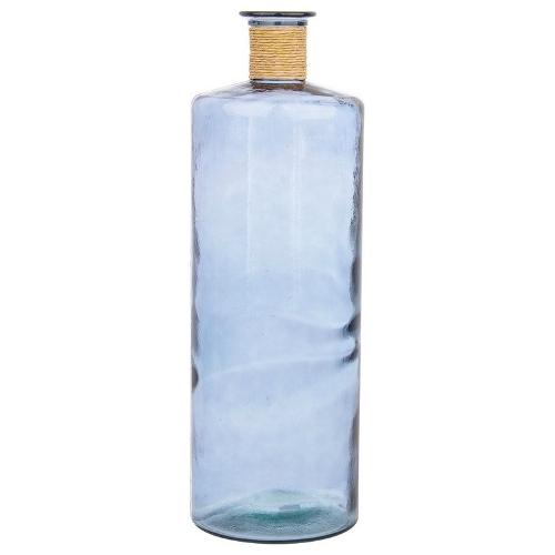 Bizzotto Vaso Vetro (27,5x79cm) Bottiglia ROTANG Cobalto 0202696