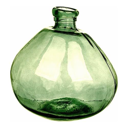 Bizzotto Vaso Vetro (20x23cm) ampolla LOOPY Verde 0202720