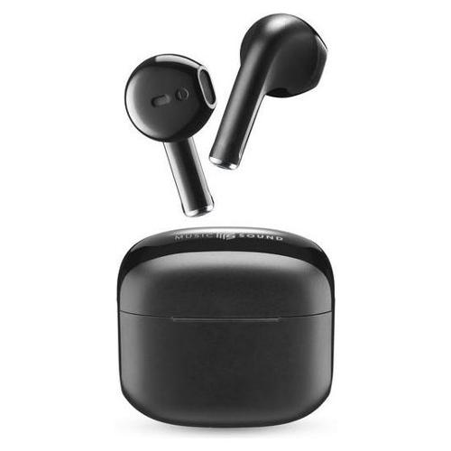 Cellular Line Auricolari microfono bluetooth MUSIC SOUND Swag Tws Black BTMSTWSSWAGK