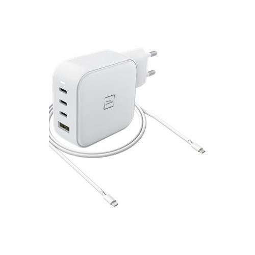 Tucano Caricabatterie USB Type-A, USB Type-C CHARGER GAN 100w Power Delivery White MA GAN100 EU W