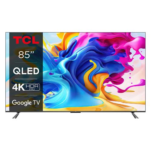 Tcl Tv 85" ( QLED ) Google TV C64 SERIES Smart TV UHD Black 85C645