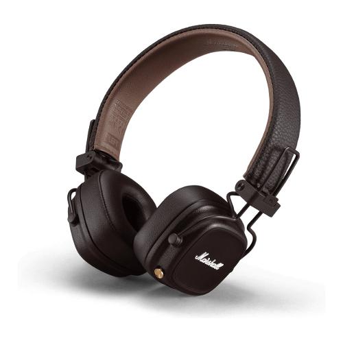 Marshall Cuffie microfono bluetooth MAJOR IV Brown 1006127