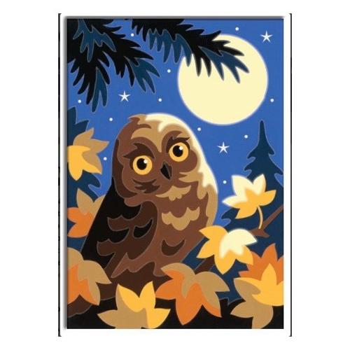Ravensburger Set per dipingere Civetta al chiaro di Luna CREART 23711