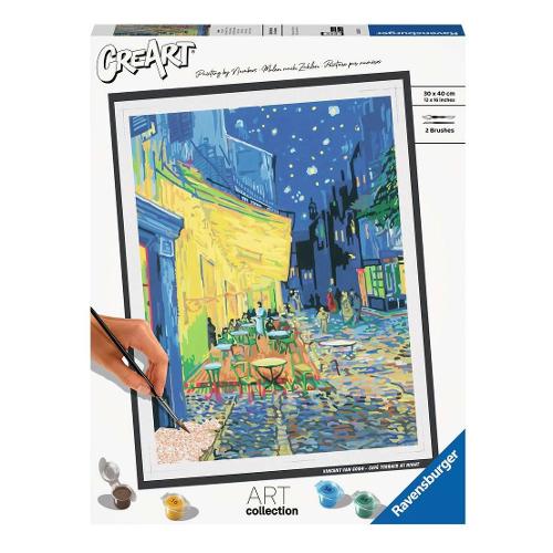 Ravensburger Set per dipingere Van Gogh Terrazza Caffè di sera CREART 23519