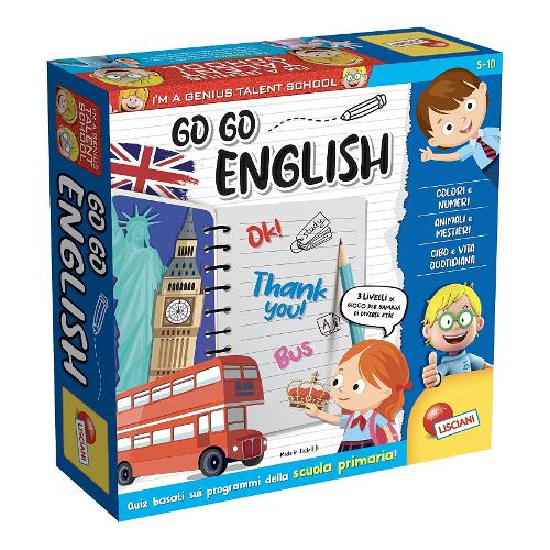 Lisciani Gioco prescolare Go Go English 5-10a I'M A GENIUS 100514