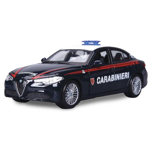 Bburago Automodello Kit 36 pz Alfa Giulia scala 1:24 CARABINIERI 930131 006