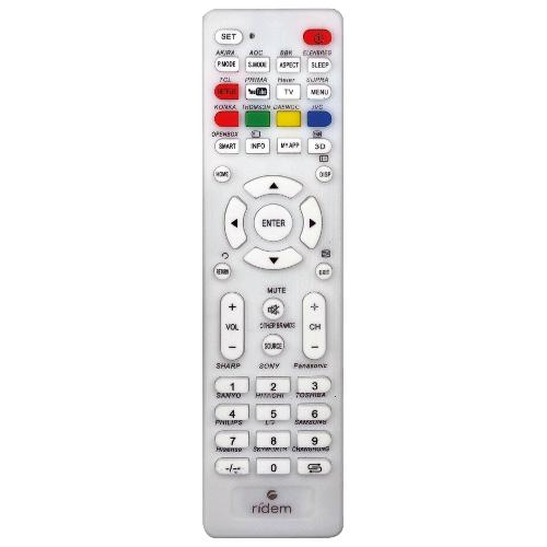 Telecomando tv Universale Bianco CRC UNW