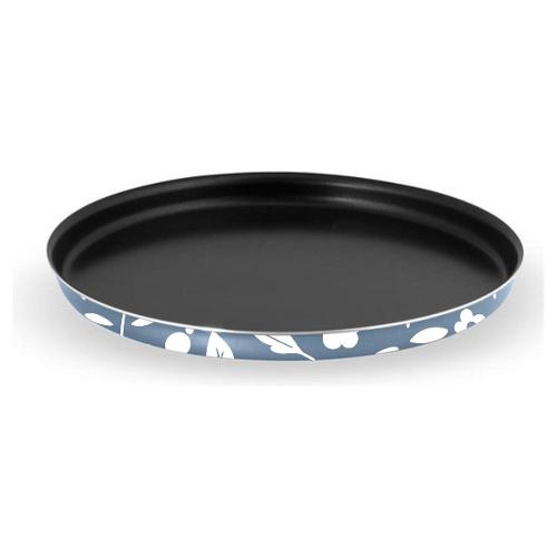 Illa Teglia Antiaderente (30cm) FLOWERS Blu e Nero CO7030