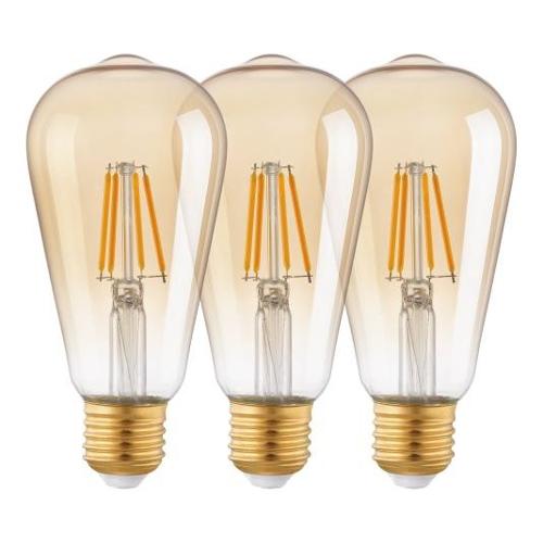 Lampada pera led filamento Ambrata E27 4W Warm white 2200 K 12851