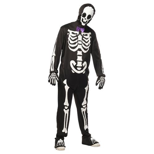 Rubie'S Spain Costume Halloween Scheletro Fluo con papillon taglia Adulto S8845