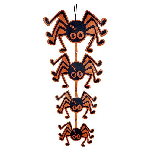 Rubie'S Spain Pendente in Feltro Ragno Decorazione Halloween Assortito S4413