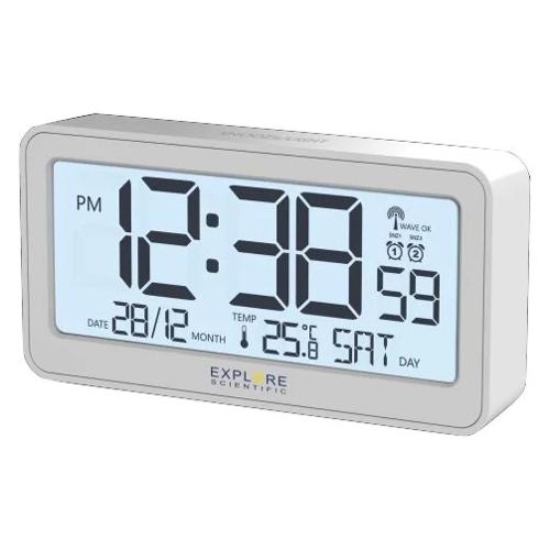Explore Scientific Sveglia White RDC1000
