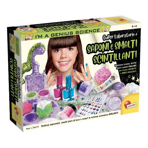 Lisciani Super Laboratorio Saponi e Smalti Scintillanti I'M A GENIUS 103133