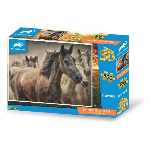 Puzzle ANIMAL PLANET Prime 3D Cavalli 500 pz PU203000