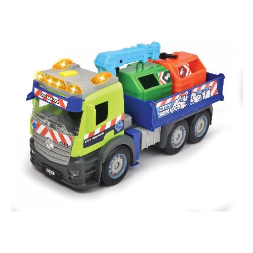 Simba Camion ecologico rifiuti Mercedes Action (26cm) DICKIE 203745015