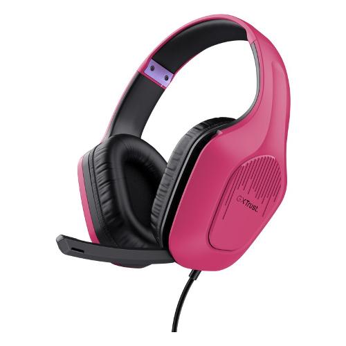 Trust Cuffie gaming GXT 415P Zirox Pink 24992