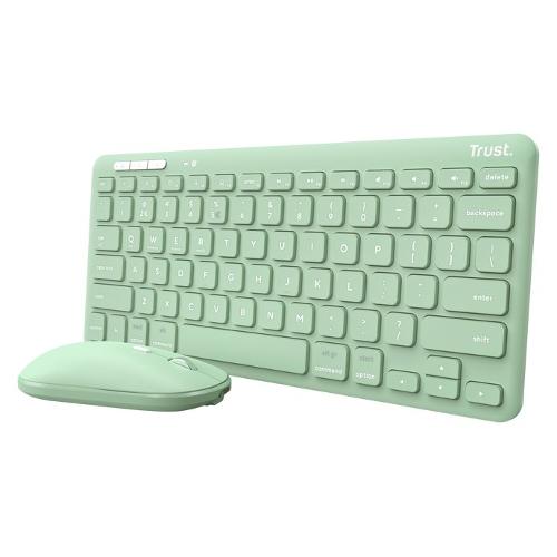 Trust Tastiera e mouse LYRA Green 24943