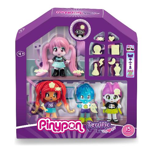 Famosa Set personaggi Terrific Friends 4 pz PINYPON PNY47000