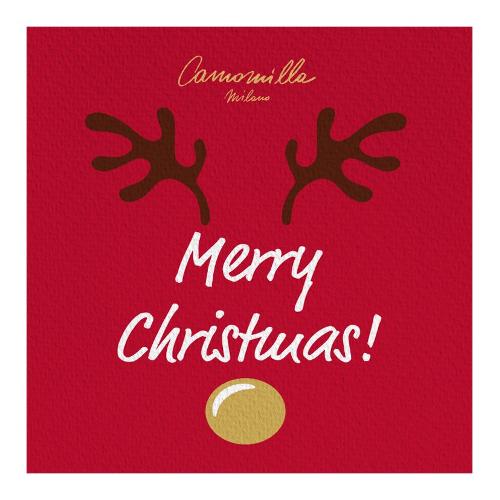 Camomilla Set tovaglioli monouso 20pz 3 Veli Merry Christmas Ho Ho Ho SMART Rosso 77368