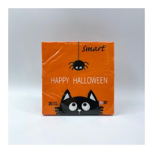 Gabbiano Set tovaglioli monouso 20pz 3 Veli Halloween SMART 77116