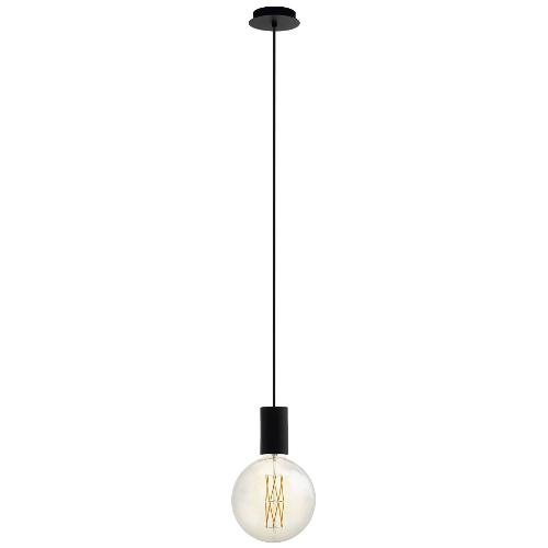 Eglo Sospensione POZUETA Nero (12,5x110cm) 98661 1 luce - E27 - Max 40W