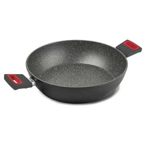 Ghidini Cipriano Tegame Antiaderente (32cm) VIVÀ Grigio e Rosso 2282