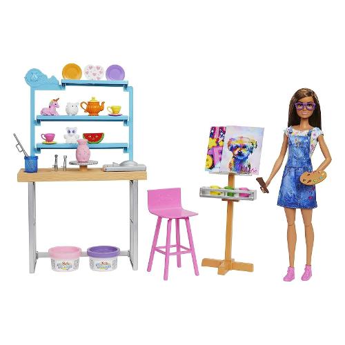 Mattel Set bambola Atelier dell'Artista BARBIE HCM85 SME