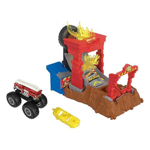 Hot Wheels - Kit regalo pista e 6 macchinine Mattel