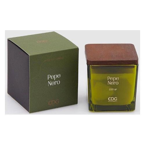 Edg Candela profumata Pepe Nero (9,5cm) Tappo Legno 613758 PN